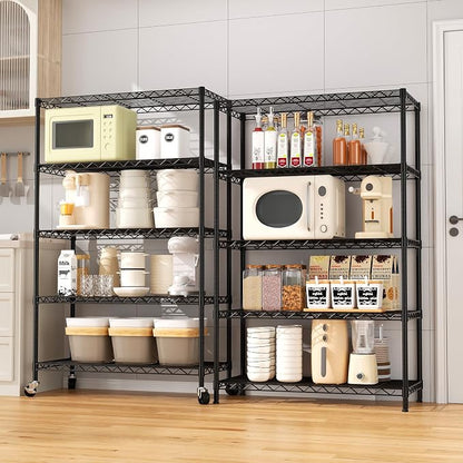 5-Tier Heavy Duty Shelving Unit, Metal Shelving - Image 2