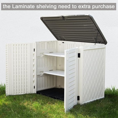 Horizontal Outdoor Garden Storage Shed - Image 3