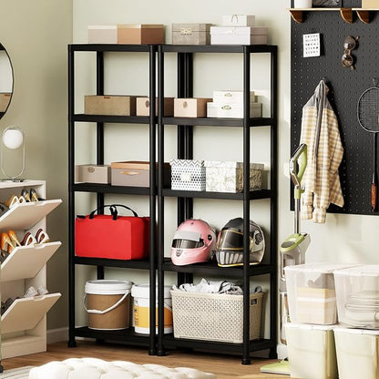 GIANTEX 5-Tier Heavy-Duty Plastic Storage Shelves | Freestanding Garage - Image 4