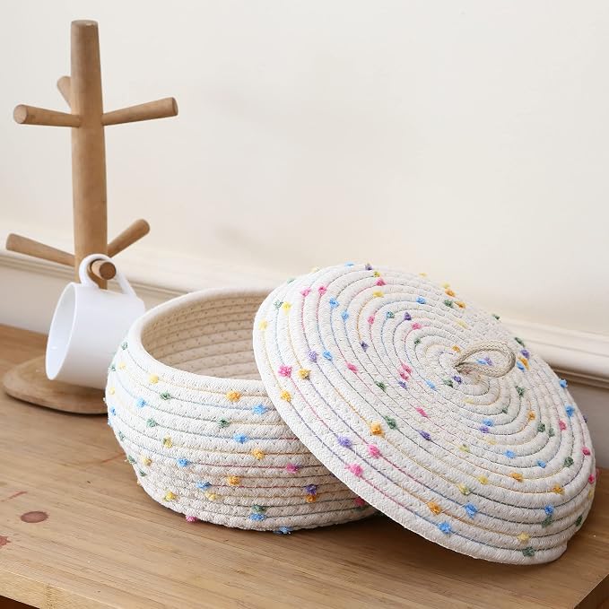 Sea Team Round Cotton Rope Storage Basket - Image 3