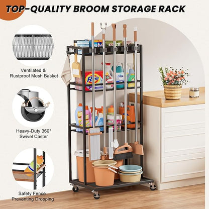 Olakee Taller Broom Holder - Image 5