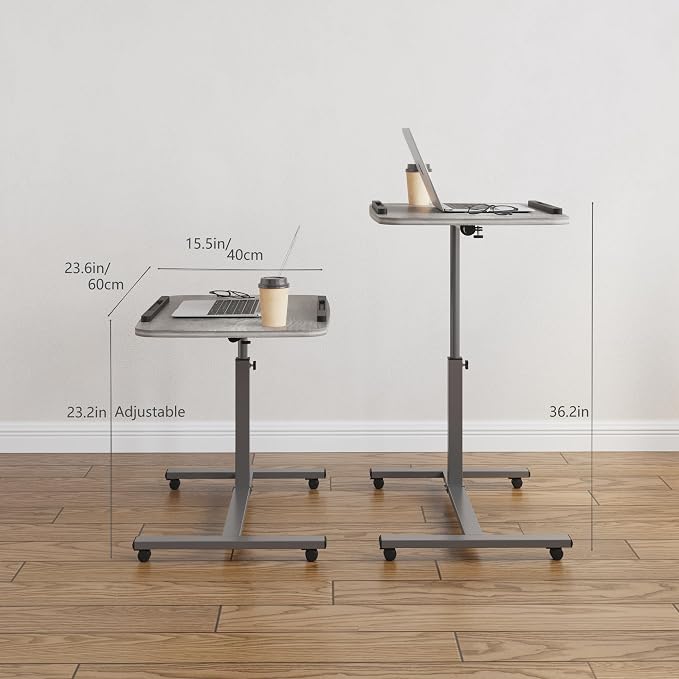 Adjustable Overbed Bedside Table - Image 3