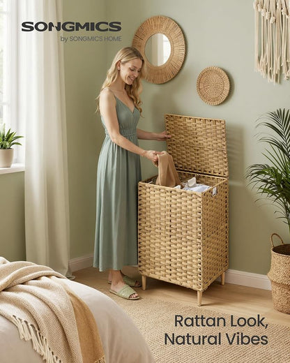 SONGMICS 2-Section Laundry Hamper - Image 2