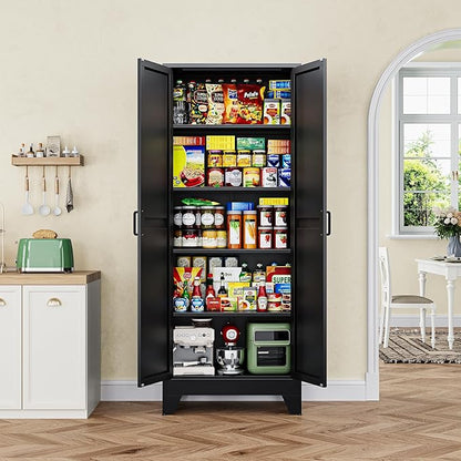 Letaya 75" H Metal Storage Cabinet - Image 4