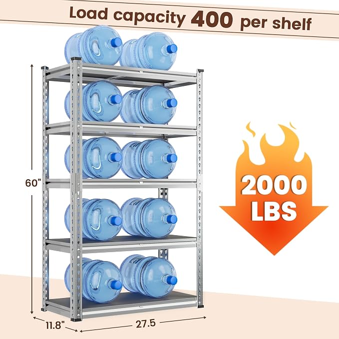 Romorgniz Plant Shelf, Waterproof & Rustproof Metal Shelving - Image 2