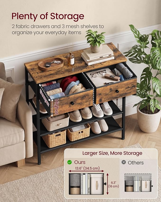VASAGLE Shoe Rack, 4 Tier Shoe Storage Rack - Image 4