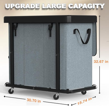 230L Large Fashion Laundry Basket - Image 6