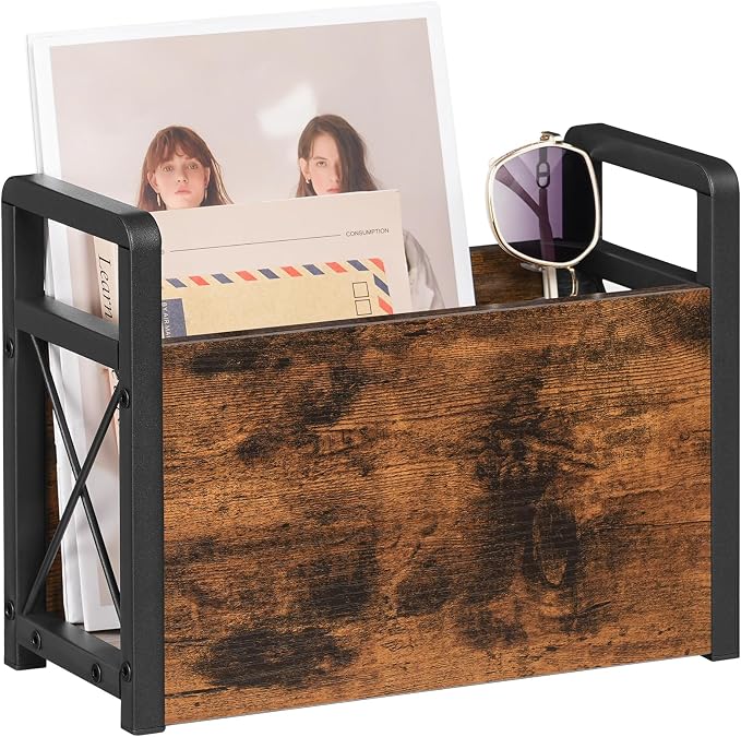Magazine Holder, Magazine Rack Floor, Magazine Storage Basket, Magazine Rack by Yatiney