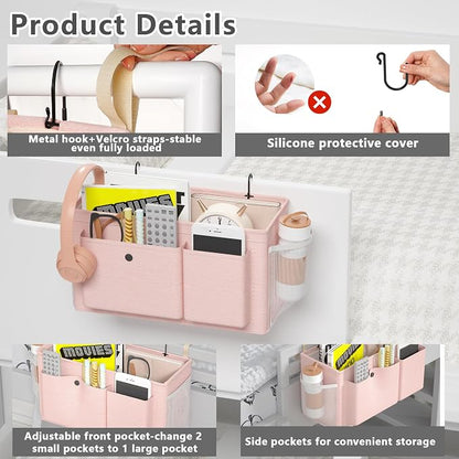 Bedside Caddy Bedside Storage Hanging Organizer - Image 4