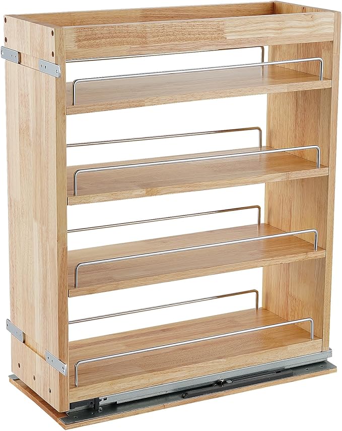 DINDON Pull Out Spice Rack Cabinet Organizer by DINDON