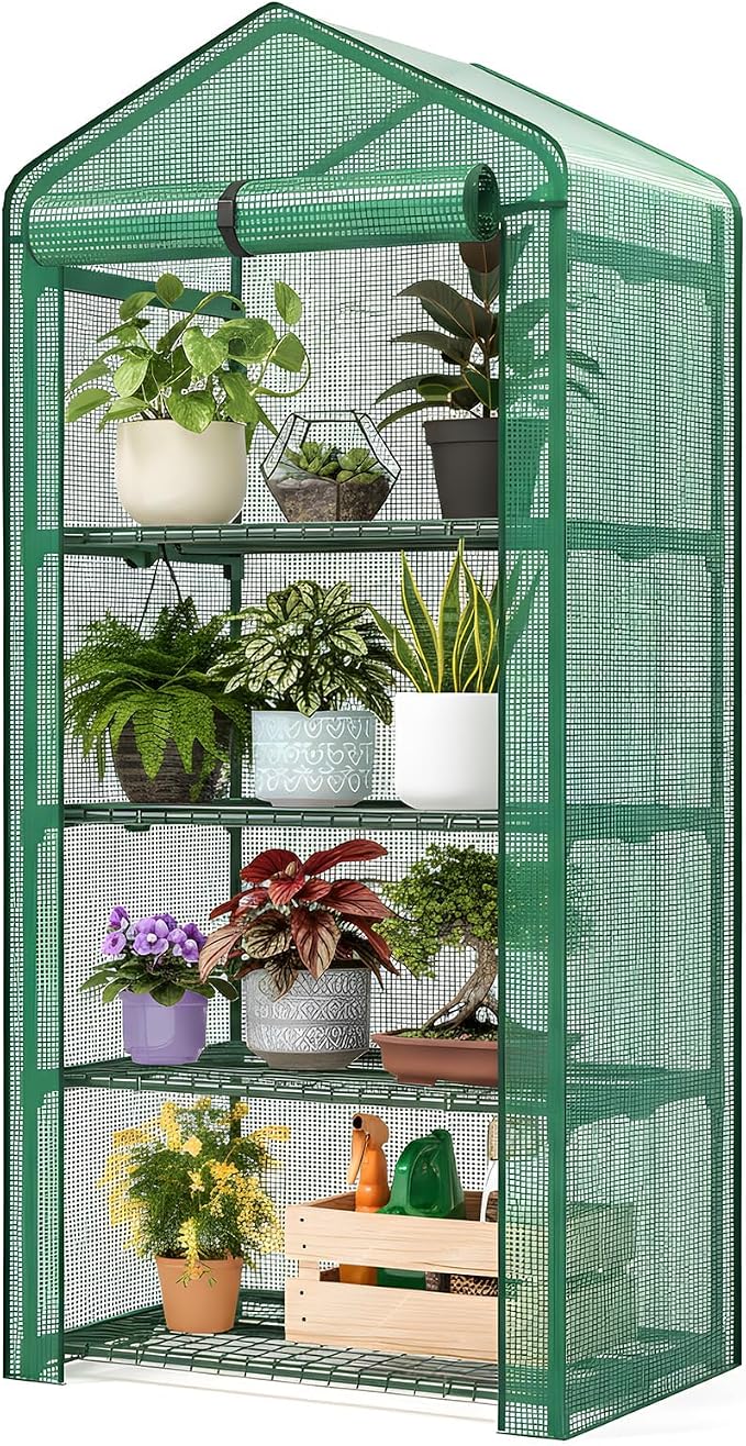 Superlele Mini Greenhouse, Plant Stand by Superlele