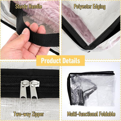 6Pcs Clear Blanket Storage Bags - Image 3