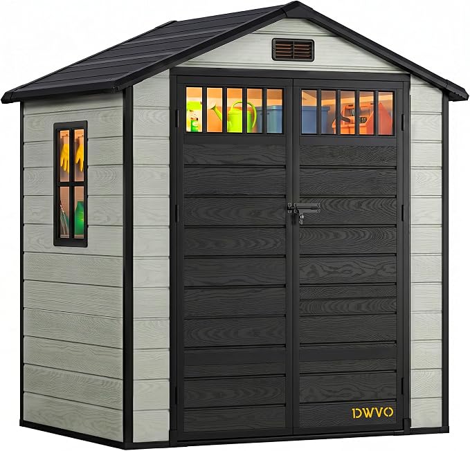 DWVO 6x4.4 FT Outdoor Storage Shed by DWVO