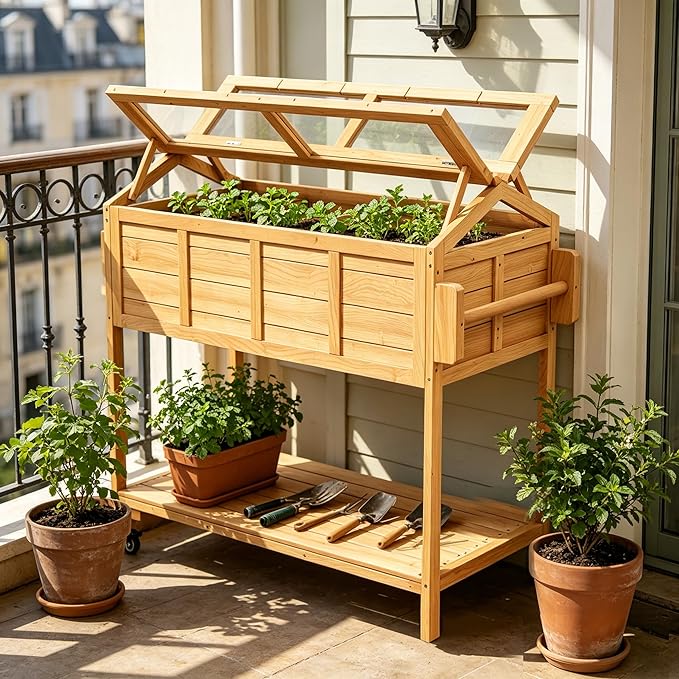 Raised Garden Beds on Wheels - Image 2
