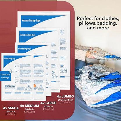 MEIQIHOME Vacuum Storage Bags, Space Saver Sealer Bags, Vacuum seal bags - Image 2