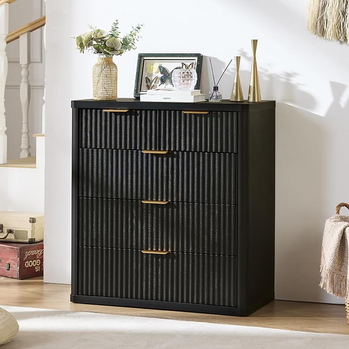 LEYAOYAO Fluted 5 Drawers Dresser - Image 7