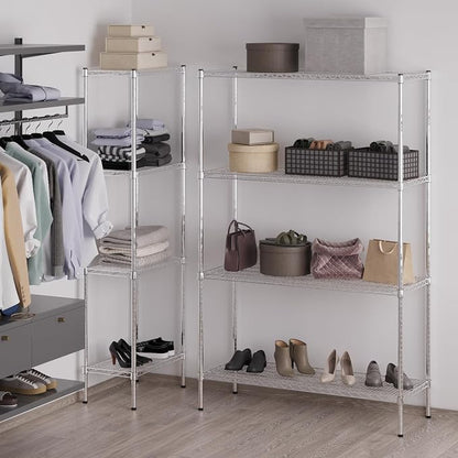 18" Deep x 48" Wide x 74" Height Wire Shelving Kit | 4-Tier | NSF Commercial - Image 5