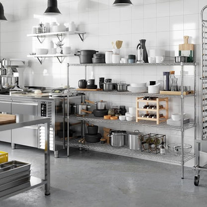 18" Deep x 72" Wide x 54" Height Wire Shelving Kit | 4-Tier | NSF Commercial - Image 5