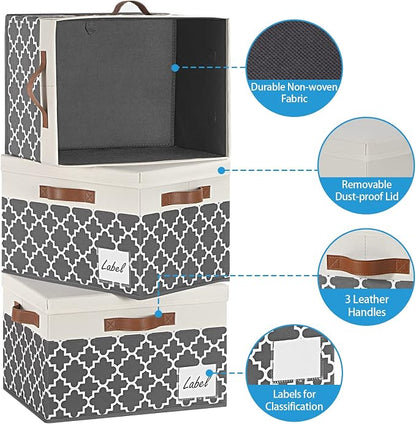GhvyenntteS Large Fabric Storage Bins - Image 4