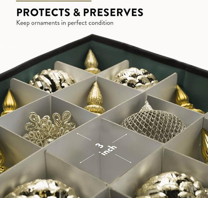 ZOBER Christmas Ornament Storage Box - Image 4