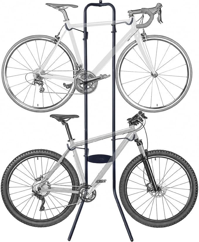 Delta Cycle Michelangelo 2 Bike Storage Rack Black by deltaCycleandHome
