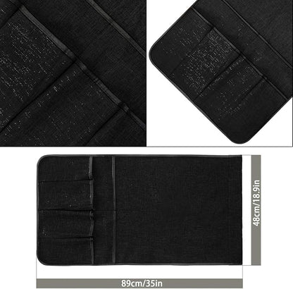 IPENNY Cotton Linen Sofa Couch Remote Control Holder Chair Armrest Caddy Pocket - Image 6