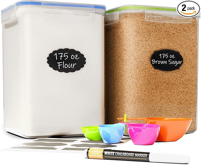 Chef's Path Large Airtight Food Storage Containers by ChefsPath