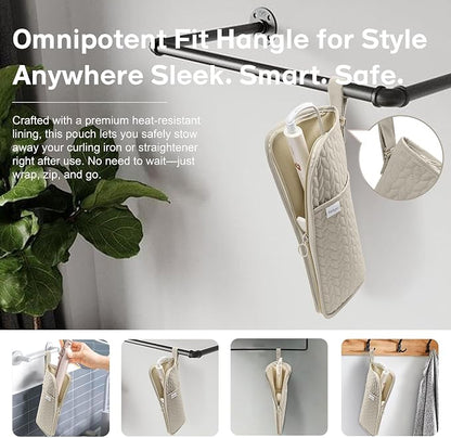 Hot Tools Organizer Heat Resistant Mat Case Hair Tools Holder Travel Bag - Image 3