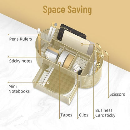 SUPEASY Mesh Desk Organizer, Desk Accessories & Workspace Organizers - Image 4