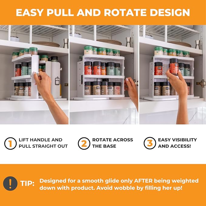 Spice Rack Organizer for Cabinet - Image 5
