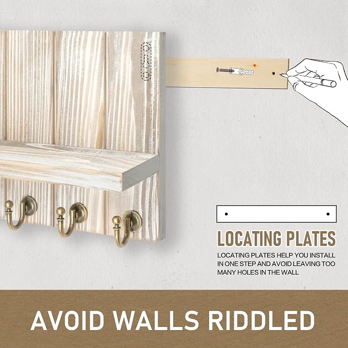 Rebee Vision Farmhouse Key Holder Wall Mount - Image 6
