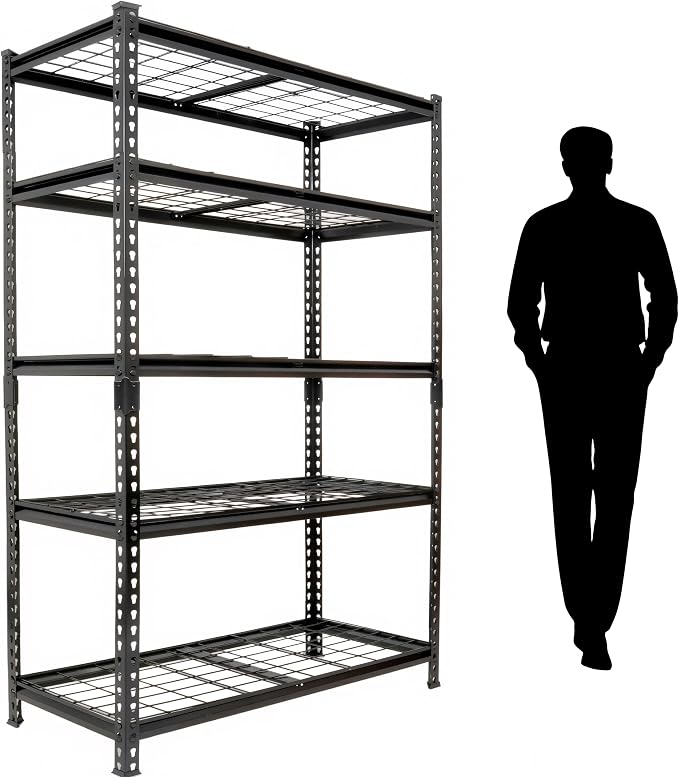 GDFStudio 5-Tier Storage Shelves, Adjustable Garage Storage Racks, Heavy-Duty - Image 9