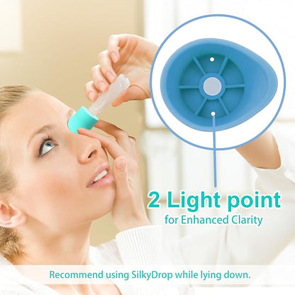 Fullicon 2-Pack Eye Drop Guide for Seniors, Soft & Reusable Eye Drop Dispenser - Image 3