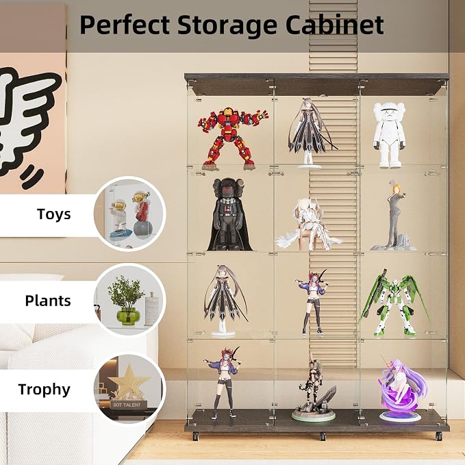 Beauty4U Glass Display Cabinet - Image 5
