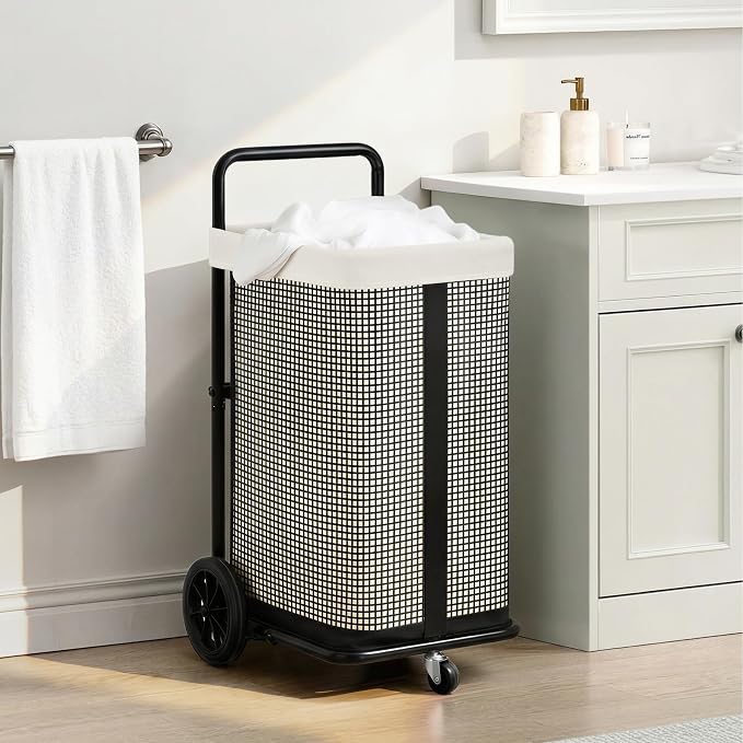 STORAGE MANIAC Rolling Laundry Cart - Image 8
