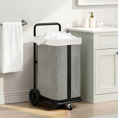 STORAGE MANIAC Rolling Laundry Cart - Image 8