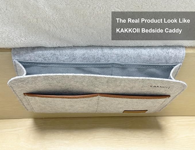Bedside Caddy, Sofa Caddy, Storage Organizer Pocket - Image 8