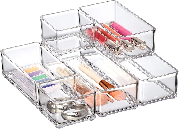 Amazing Abby - QuickSort - Plastic Stackable Organizers by AmazingAbby