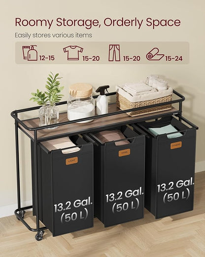 VASAGLE Laundry Sorter, Laundry Hamper - Image 3