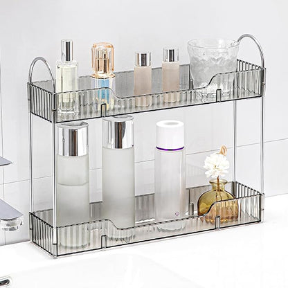 YCIA&DONE 2 Tiers Narrow Vanity Makeup Organizer, Bathroom Organizers by YCIADONE