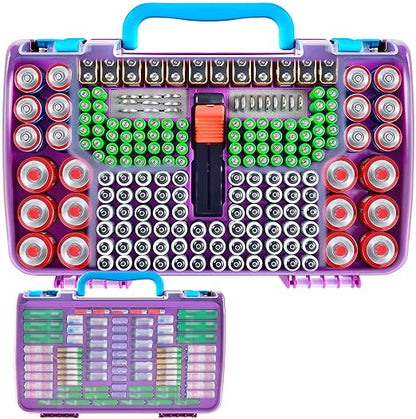 Battery Storage Organizer Case Holder Box by FullcaseEasyLifeStorage