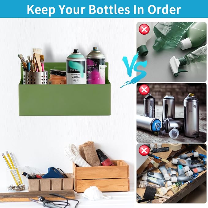 Magnetic Aerosol Spray Can Holder, Magnet Toolbox Bottle Holder, Tool Box - Image 5