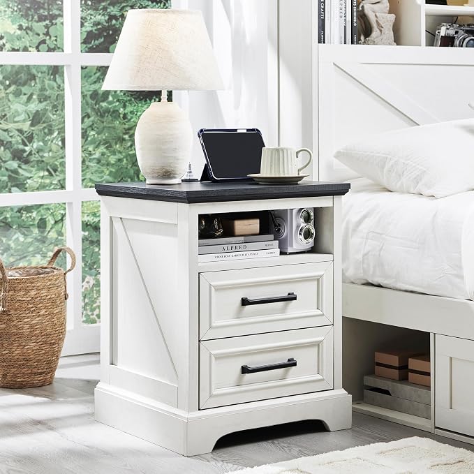 ACCOHOHO 18" Farmhouse Nightstand by ACCOHOHO