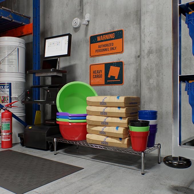 18" Deep x 48" Wide x 8" Height Wire Shelving Kit | 1-Tier | NSF Commercial - Image 8