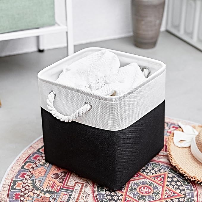 Fabric Storage Cubes, 11 inch cube storage bin - Image 3