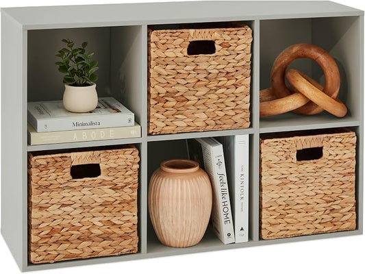 Best Choice Products Kids Bookcase 6-Cube Storage Organizer, 11in Shelf Opening by Unknown