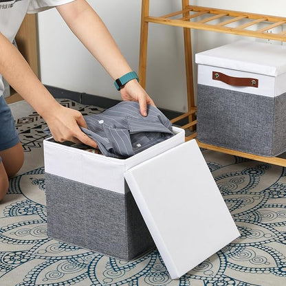 Temary Foldable Fabric Storage Bins - Image 4