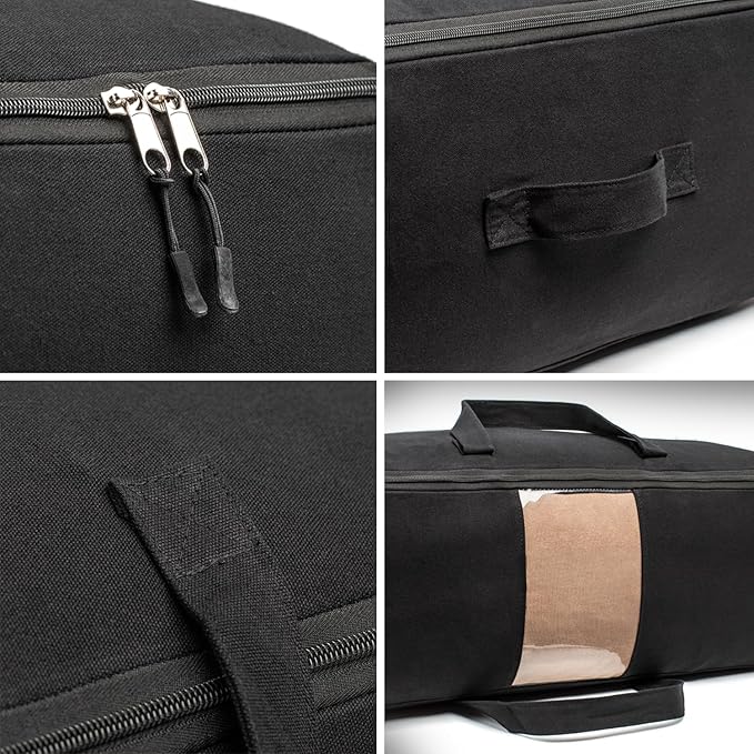 Soft Canvas Storage Bags with Zipper. Thick Breathable - Image 7