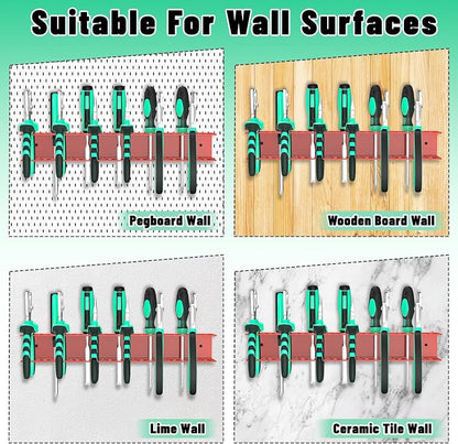 Screwdrivers Pliers Holder Wall Mount, Metal Utility Storage Rack - Image 5