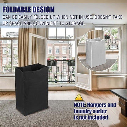 3 Pcs Laundry Sorter Replacement Bags Hamper Cart Removable Replacement Laundry - Image 8